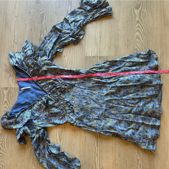 Free people Sweetest Thing Mini Dress in Midnight Cowboy size 0 long sleeve - Picture 10 of 11